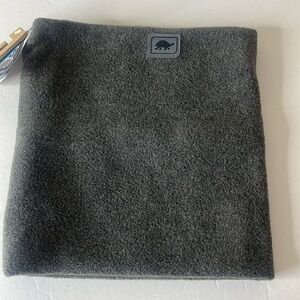 Turtlefur Double Layer Neck Gaiter Warmer Charcoal Gray